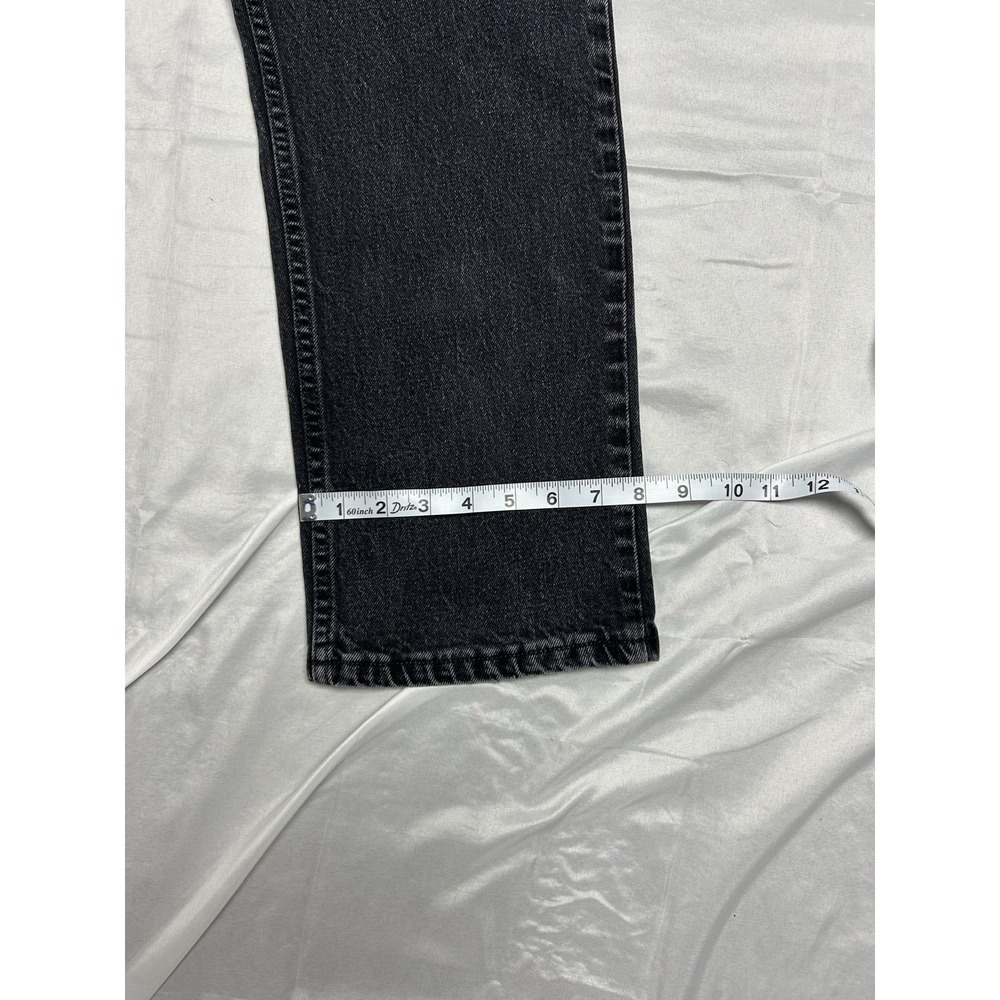 Wrangler Reserve Advanced Comfort Jeans Black Dark Wash Straight Western 36x30 - Picture 13 of 16